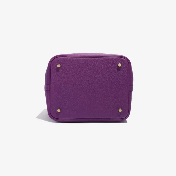 High-End Hermès Inspired Picotin 22 Taurillon Clemence Anemone GHW - Direct Luxury Fashion - Image 3