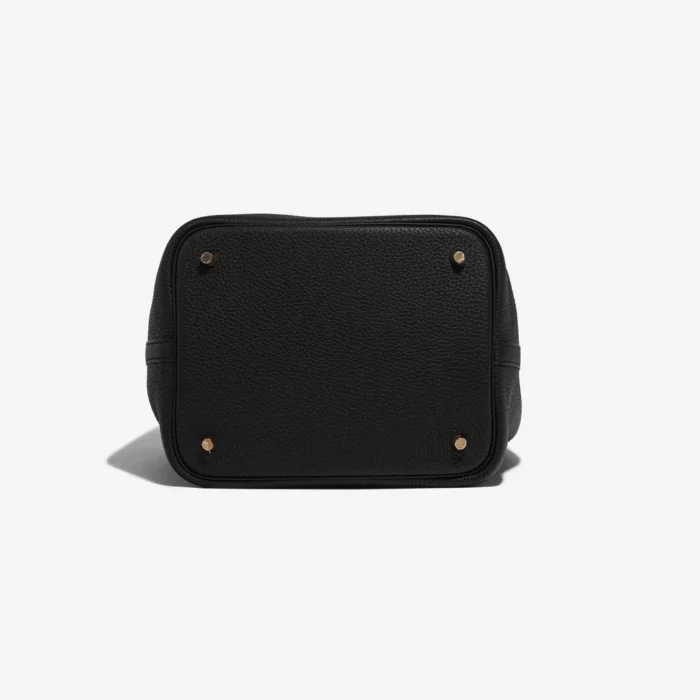 High-End Hermès Inspired Picotin Touch 22 Clemence/Matte Alligator Black GHW - Direct Luxury Fashion - Image 3