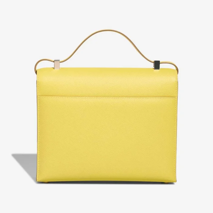 High-End Hermès Inspired Verrou 23 Epsom Lime PHW - Direct Luxury Fashion - Image 3