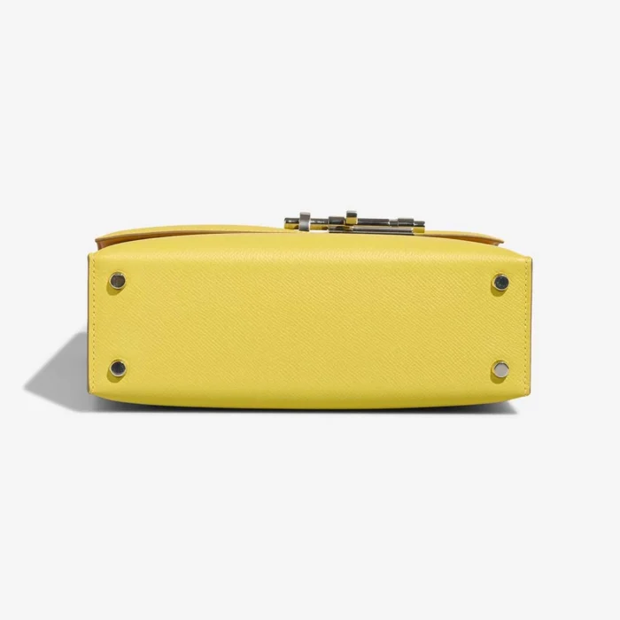 High-End Hermès Inspired Verrou 23 Epsom Lime PHW - Direct Luxury Fashion - Image 4