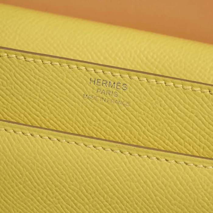 High-End Hermès Inspired Verrou 23 Epsom Lime PHW - Direct Luxury Fashion - Image 2