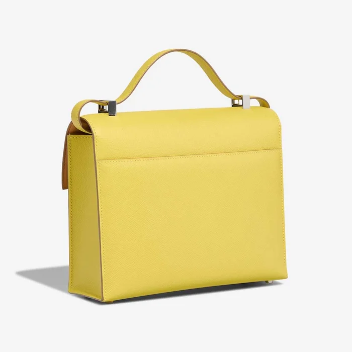 High-End Hermès Inspired Verrou 23 Epsom Lime PHW - Direct Luxury Fashion - Image 5
