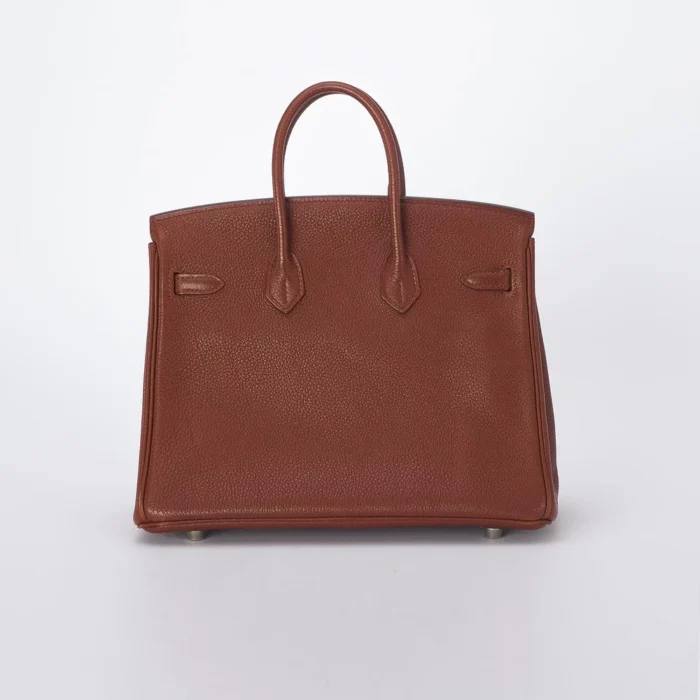 Mirror Quality Hermès Birkin 25 Togo Sienne PHW - Replica Handbags - Image 2