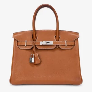 Mirror Quality Hermès Birkin 30 Barenia Fauve PHW | Replica Bags