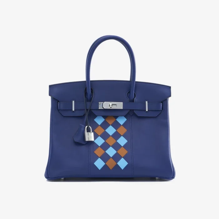 Mirror Quality Hermès Birkin 30 Swift Tressage PHW | Replica Bags