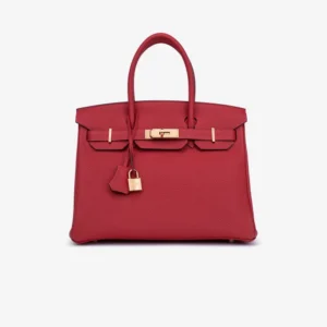 Mirror Quality Hermès Birkin 30 Togo Rouge Vif GHW – Replica