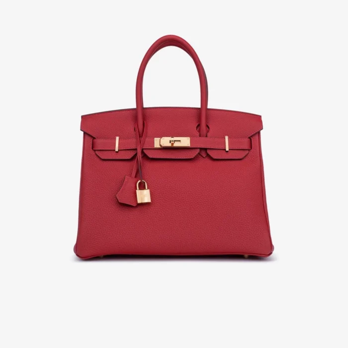 Mirror Quality Hermès Birkin 30 Togo Rouge Vif GHW – Replica