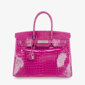 Mirror Quality Hermès Birkin 35 Porosus Crocodile Replica Bag