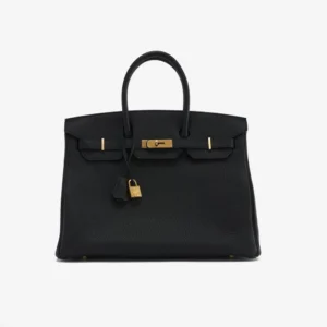 Mirror Quality Hermès Birkin 35 Togo Black GHW - Replica Bags