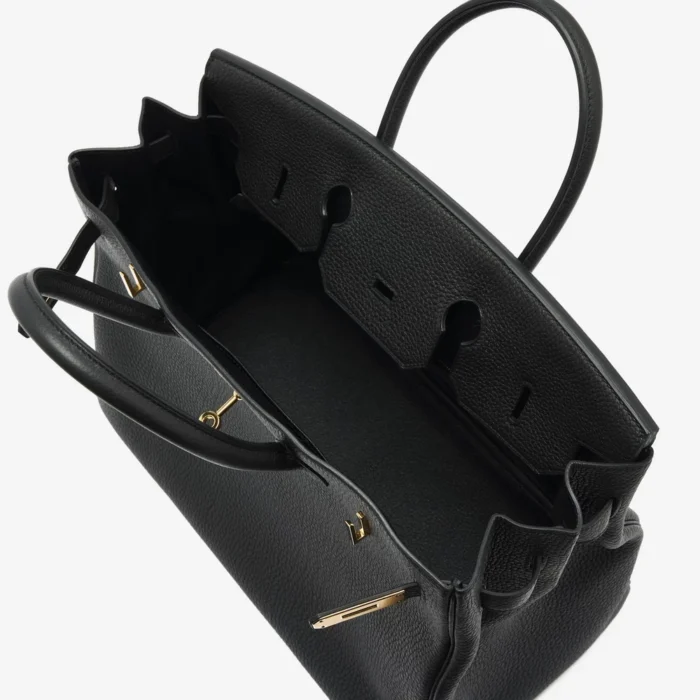 Mirror Quality Hermès Birkin 35 Togo Black GHW - Replica Handbags - Image 5