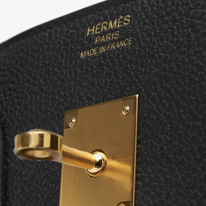 Mirror Quality Hermès Birkin 35 Togo Black GHW - Replica Handbags - Image 6