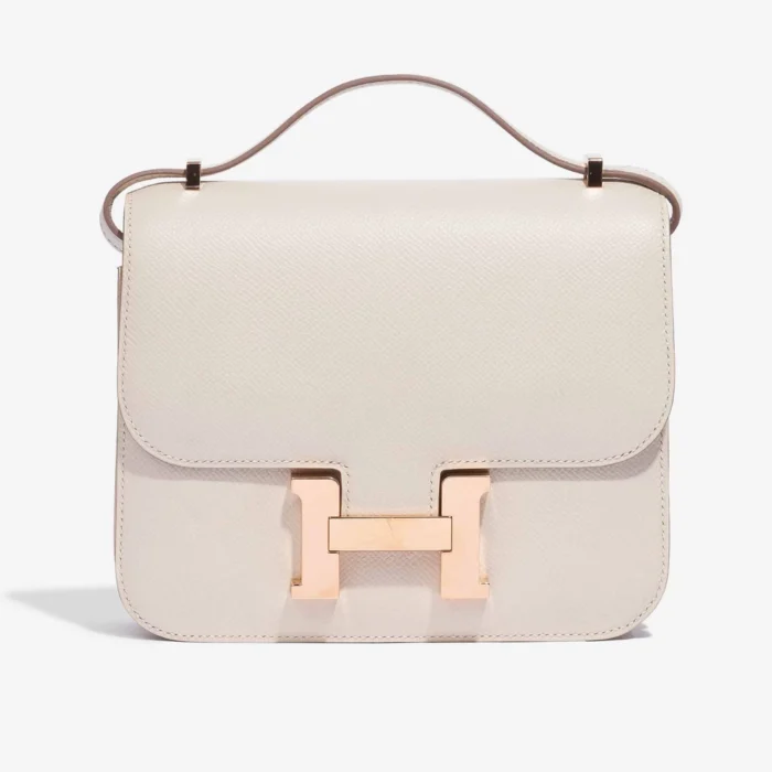 Mirror Quality Hermès Constance 18 Epsom Craie GHW Replica