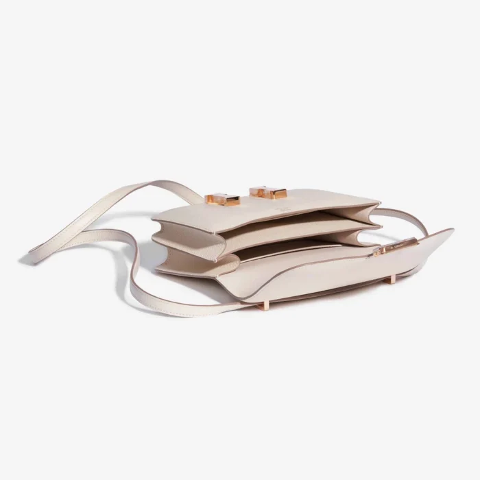 Mirror Quality Hermès Constance 18 Epsom Craie GHW - Replica Handbags - Image 5