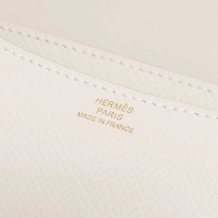 Mirror Quality Hermès Constance 18 Epsom Craie GHW - Replica Handbags - Image 6