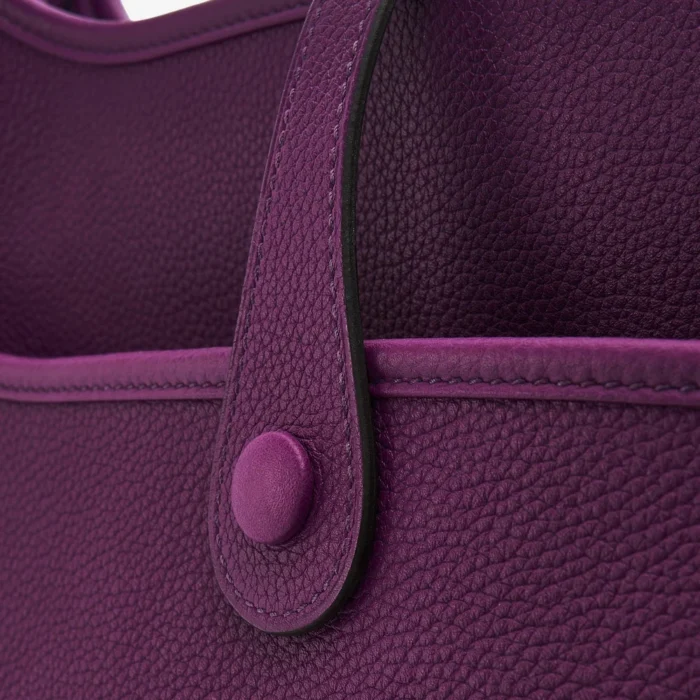 Mirror Quality Hermès Evelyne III 29 Amazone Anemone PHW - Replica Handbags - Image 6