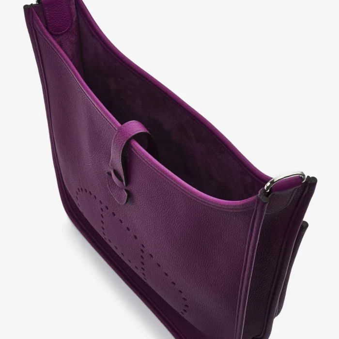 Mirror Quality Hermès Evelyne III 29 Amazone Anemone PHW - Replica Handbags - Image 5