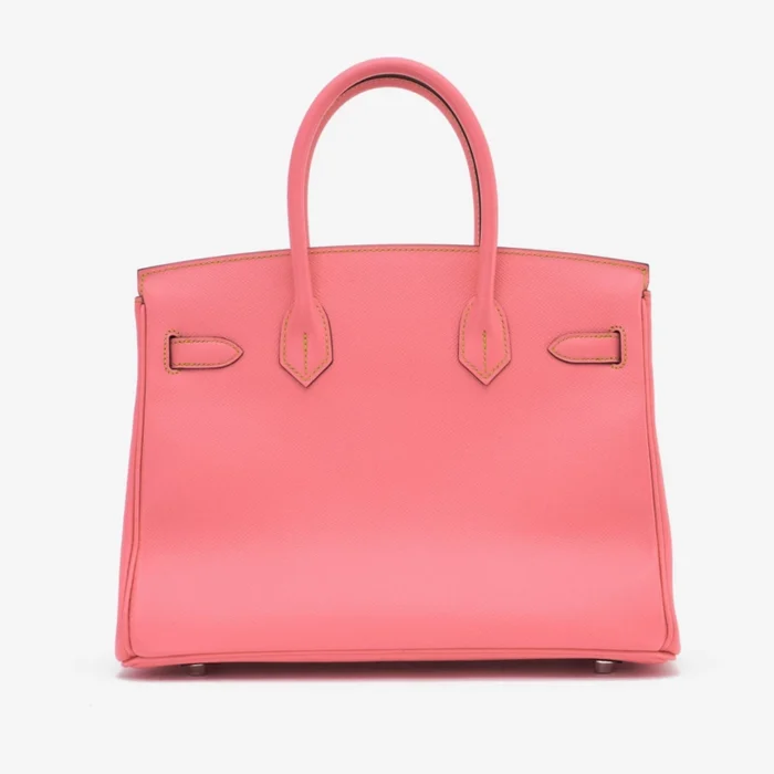 Mirror Quality Hermès HSS Birkin 30 Epsom Rose Confetti/Gris Mouette/Jaune Poussin PHW - Replica Handbags - Image 2