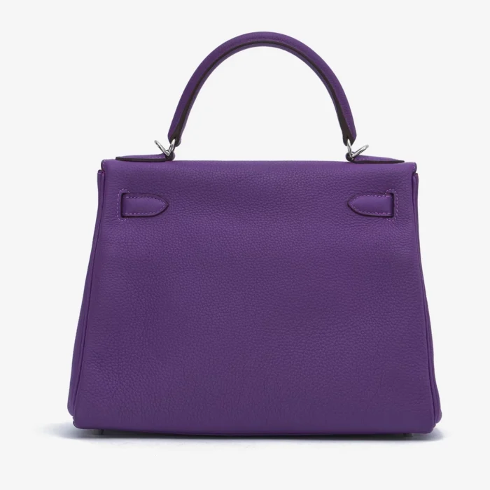 Mirror Quality Hermès HSS Kelly 28 Togo Anemone/Rose Pourpre PHW - Replica Handbags - Image 2