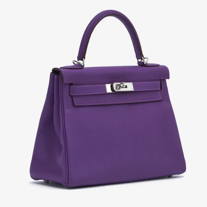 Mirror Quality Hermès HSS Kelly 28 Togo Anemone/Rose Pourpre PHW - Replica Handbags - Image 4