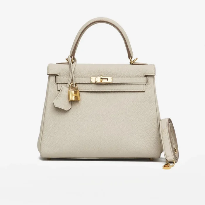 Mirror Quality Hermès Kelly 25 Togo Beton GHW – Replica Bags