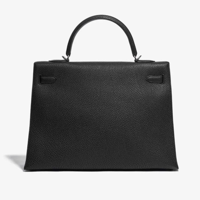 Mirror Quality Hermès Kelly 35 Togo Black PHW - Replica Handbags - Image 2