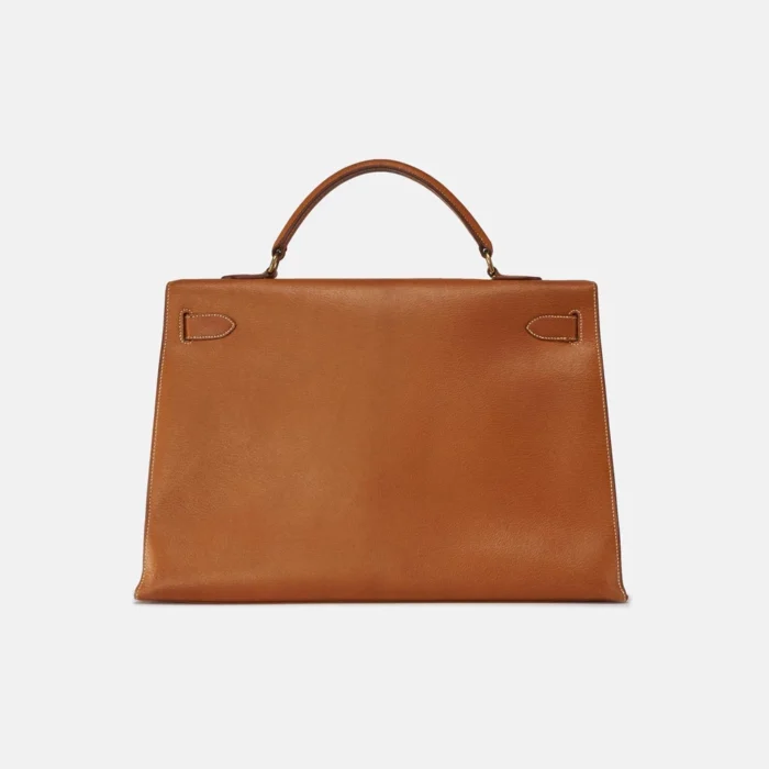 Mirror Quality Hermès Kelly 40 Porc Gold GHW - Replica Handbags - Image 2
