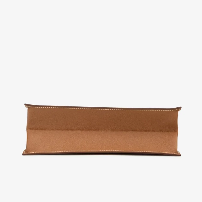 Mirror Quality Hermès Kelly Danse Evercolor Gold GHW - Replica Handbags - Image 3