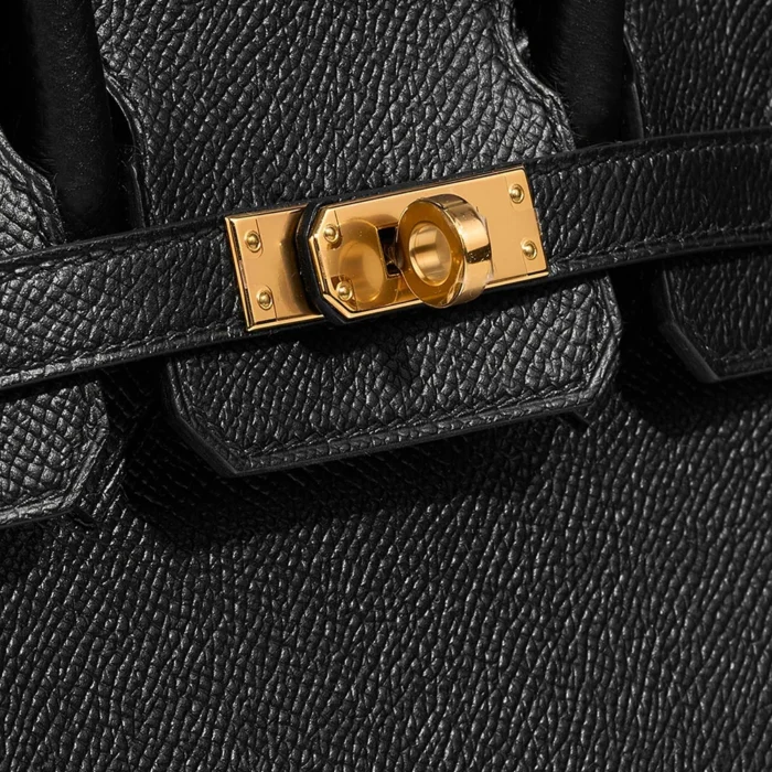Mirror Quality Hermès Replicas Birkin 25 Epsom Black GHW - DLF - Image 7
