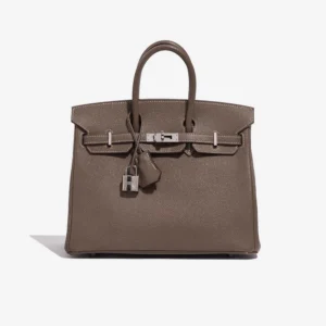 Mirror Quality Hermès Replicas Birkin 25 Epsom Etoupe PHW | DLF