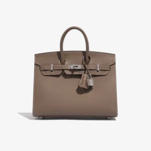 Mirror Quality Hermès Replicas Birkin 25 Epsom Etoupe PHW | DLF