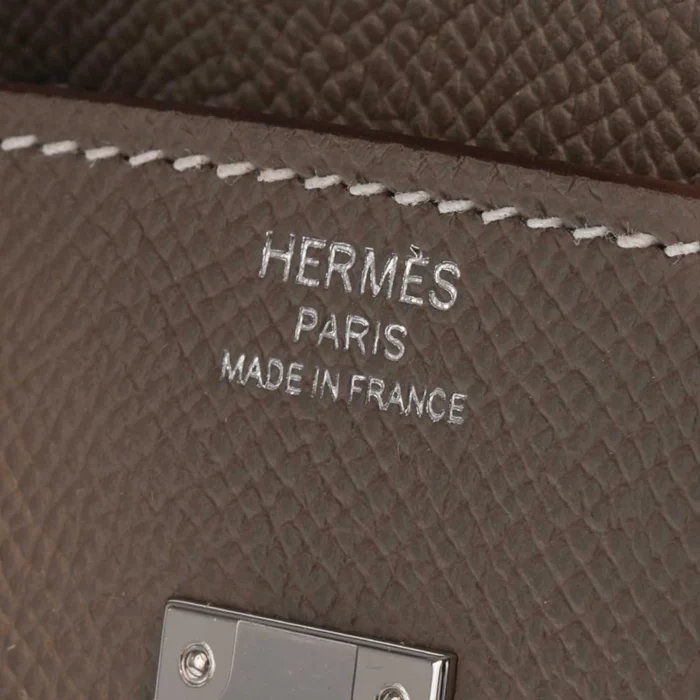 Mirror Quality Hermès Replicas Birkin 25 Epsom Etoupe PHW - DLF - Image 6