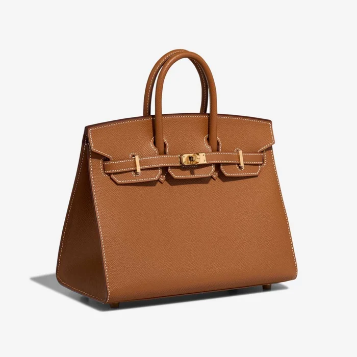 Mirror Quality Hermès Replicas Birkin 25 Epsom Gold GHW - DLF - Image 4