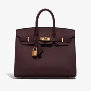 Mirror Quality Hermès Replicas Birkin 25 Epsom Rouge Sellier GHW