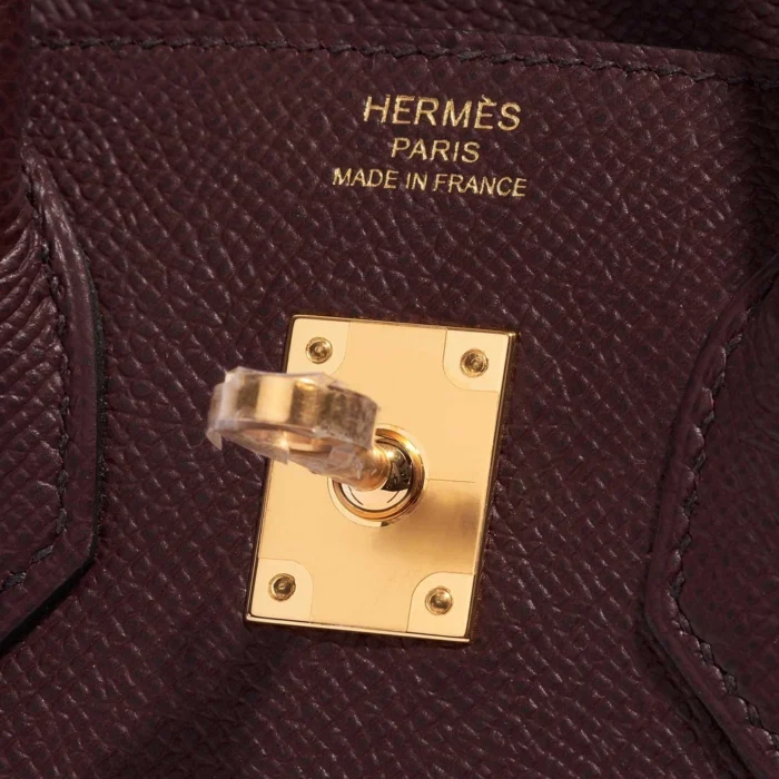 Mirror Quality Hermès Replicas Birkin 25 Epsom Rouge Sellier GHW - DLF - Image 6