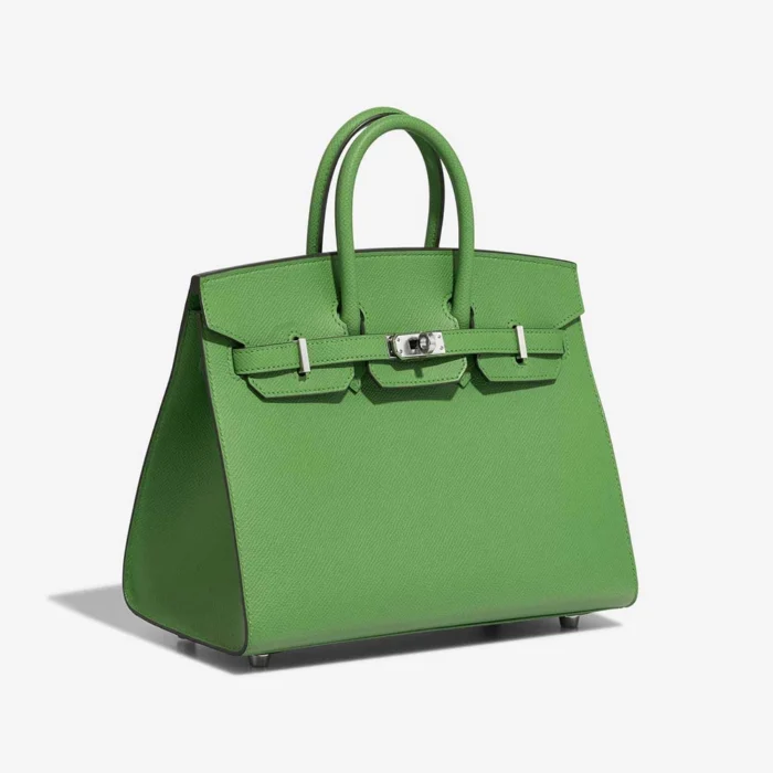 Mirror Quality Hermès Replicas Birkin 25 Epsom Vert Yucca PHW - DLF - Image 4