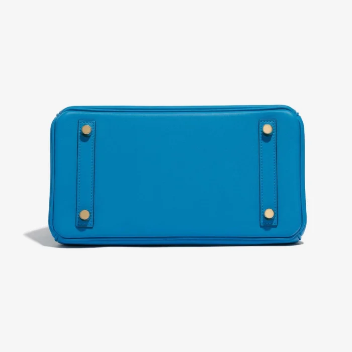 Mirror Quality Hermès Replicas Birkin 25 Swift Blue Frida GHW - DLF - Image 3