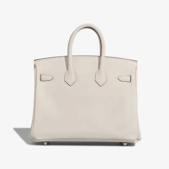 Mirror Quality Hermès Replicas Birkin 25 Swift Mushroom PHW - DLF - Image 2