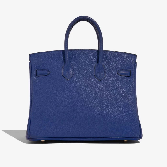 Mirror Quality Hermès Replicas Birkin 25 Togo Blue Electrique GHW - DLF - Image 2