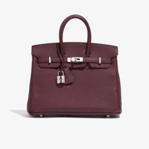 Mirror Quality Hermès Replicas Birkin 25 Togo Bordeaux PHW | DLF