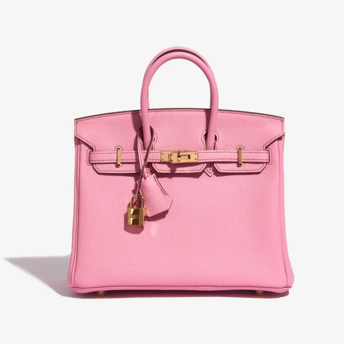 Mirror Quality Hermès Birkin 25 Togo Bubblegum 5P GHW - DLF