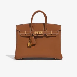 Mirror Quality Hermès Replica Birkin 25 Togo Gold GHW - DLF
