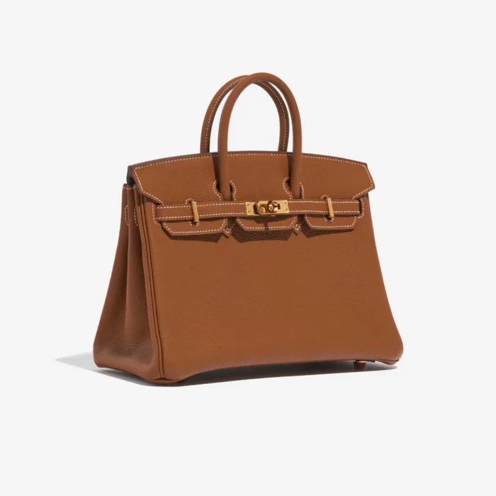 Mirror Quality Hermès Replicas Birkin 25 Togo Gold GHW - DLF - Image 4