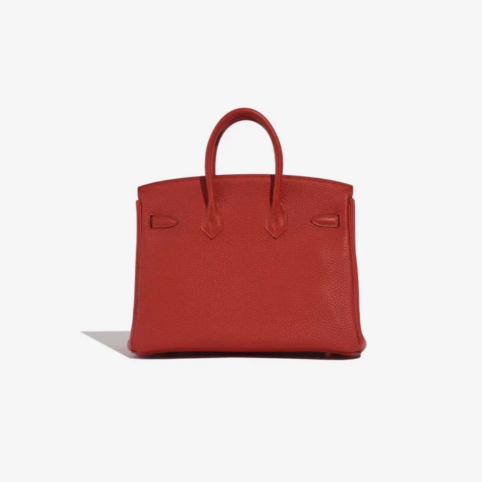 Mirror Quality Hermès Replicas Birkin 25 Togo Rouge Vermillon GHW - DLF - Image 2