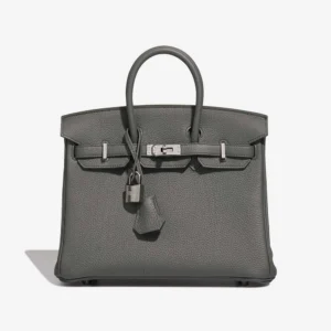 Mirror Quality Hermès Replicas Birkin 25 Togo Vert Amande PHW - DLF