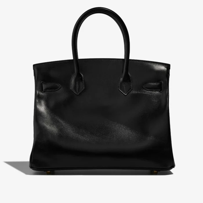 Mirror Quality Hermès Replicas Birkin 30 Box Black GHW - DLF - Image 2