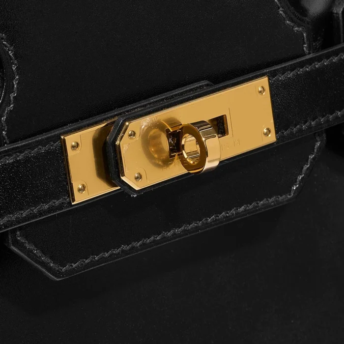 Mirror Quality Hermès Replicas Birkin 30 Box Black GHW - DLF - Image 6