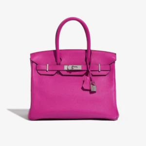 Mirror Quality Hermès Birkin 30 Clemence Magnolia PHW – DLF