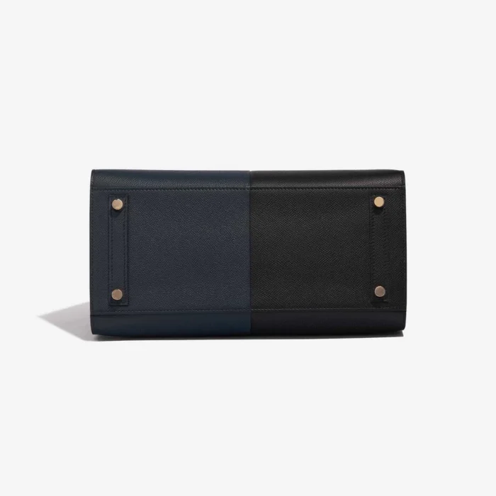 Mirror Quality Hermès Replicas Birkin 30 Epsom Black/Blue Indigo/Blue Frida GHW - DLF - Image 3