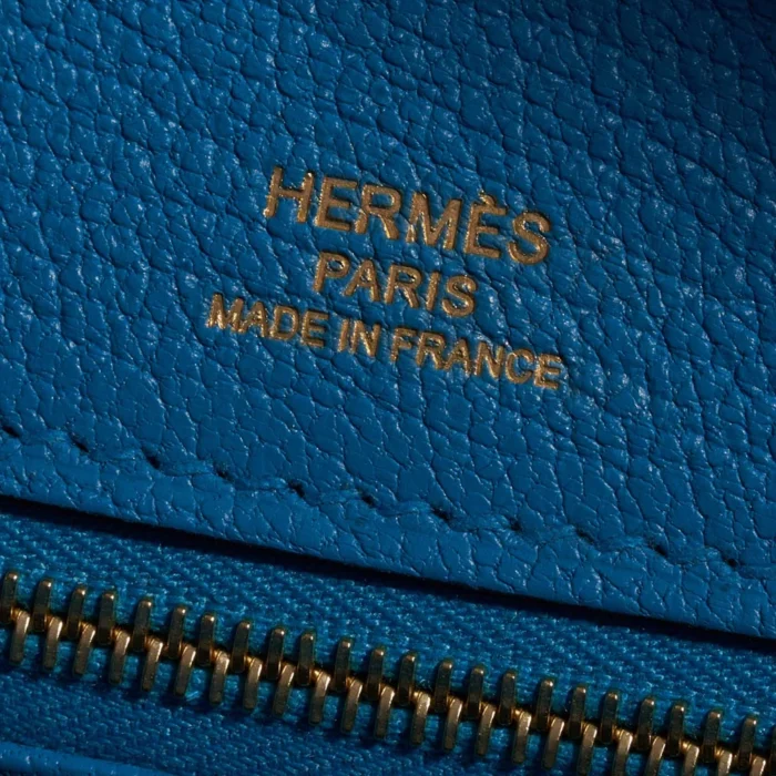 Mirror Quality Hermès Replicas Birkin 30 Epsom Black/Blue Indigo/Blue Frida GHW - DLF - Image 6