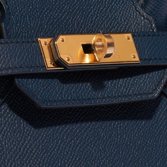 Mirror Quality Hermès Replicas Birkin 30 Epsom Blue Indigo GHW - DLF - Image 7